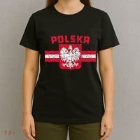 Polska Poland Flag Polish White Eagle T-Shirt thumb 4