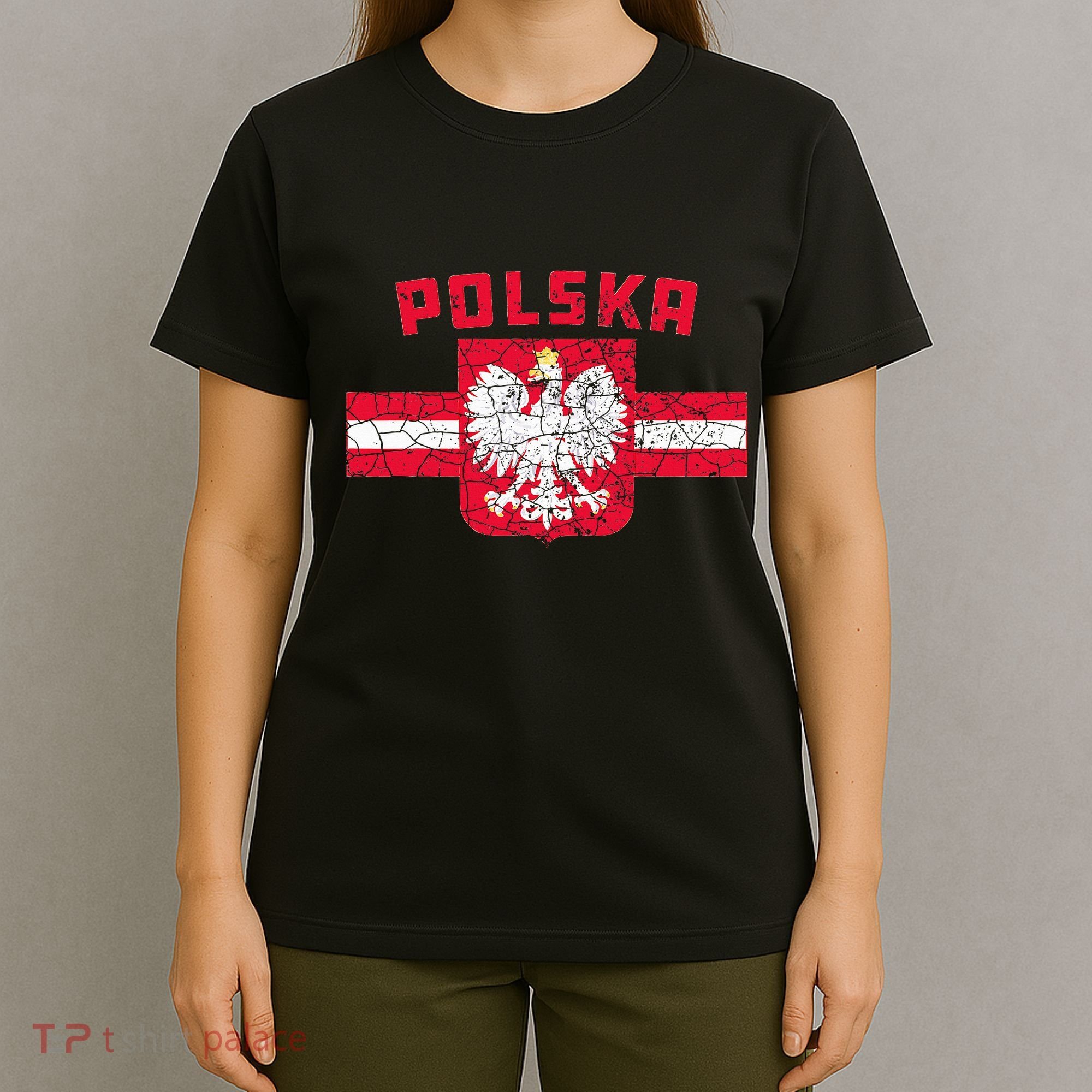 Polska Poland Flag Polish White Eagle T-Shirt