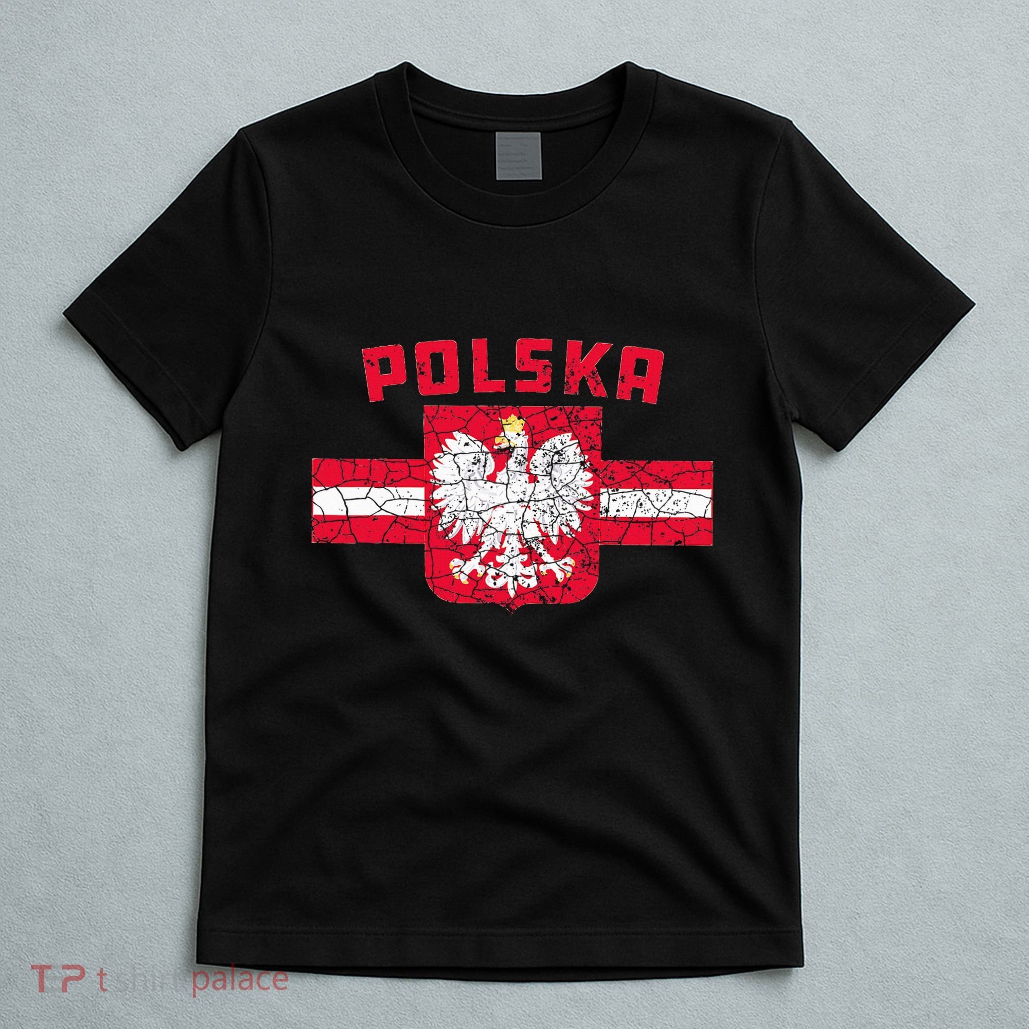 Polska Poland Flag Polish White Eagle T-Shirt