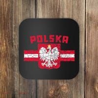 Polska Poland Flag Polish White Eagle Coaster thumb 0