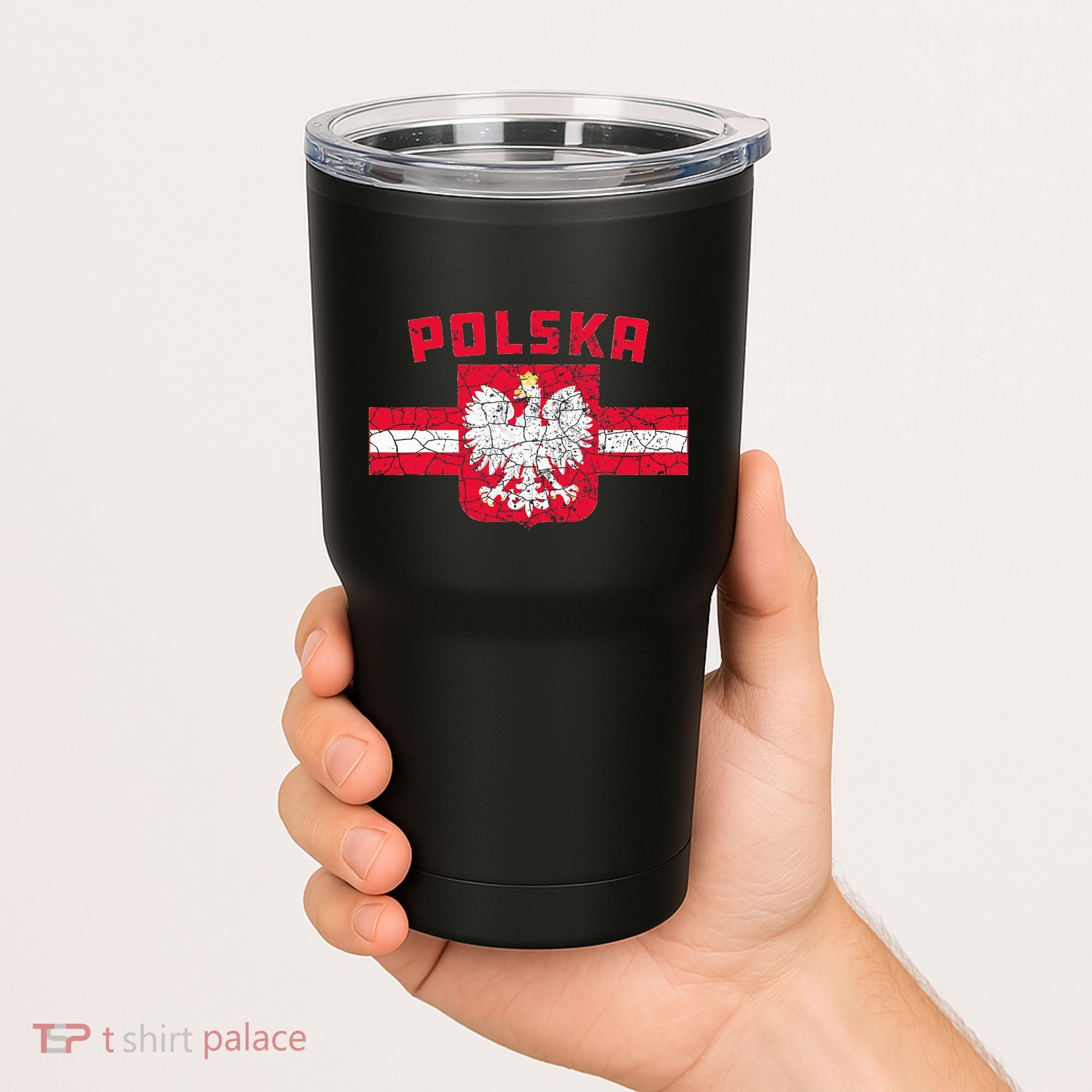 Polska Poland Flag Polish White Eagle Tumbler