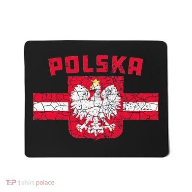 Polska Poland Flag Polish White Eagle Mousepad