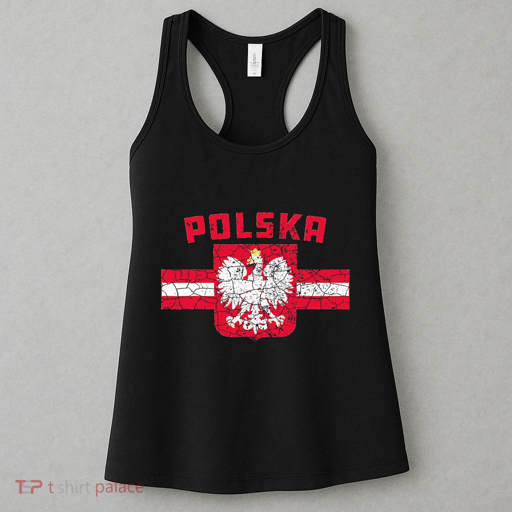Polska Poland Flag Polish White Eagle Women's Tank Top