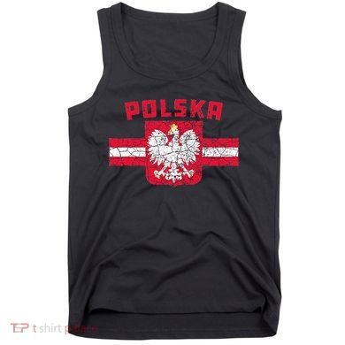 Polska Poland Flag Polish White Eagle Tank Top