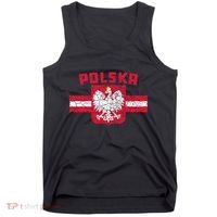 Polska Poland Flag Polish White Eagle Tank Top thumb 0