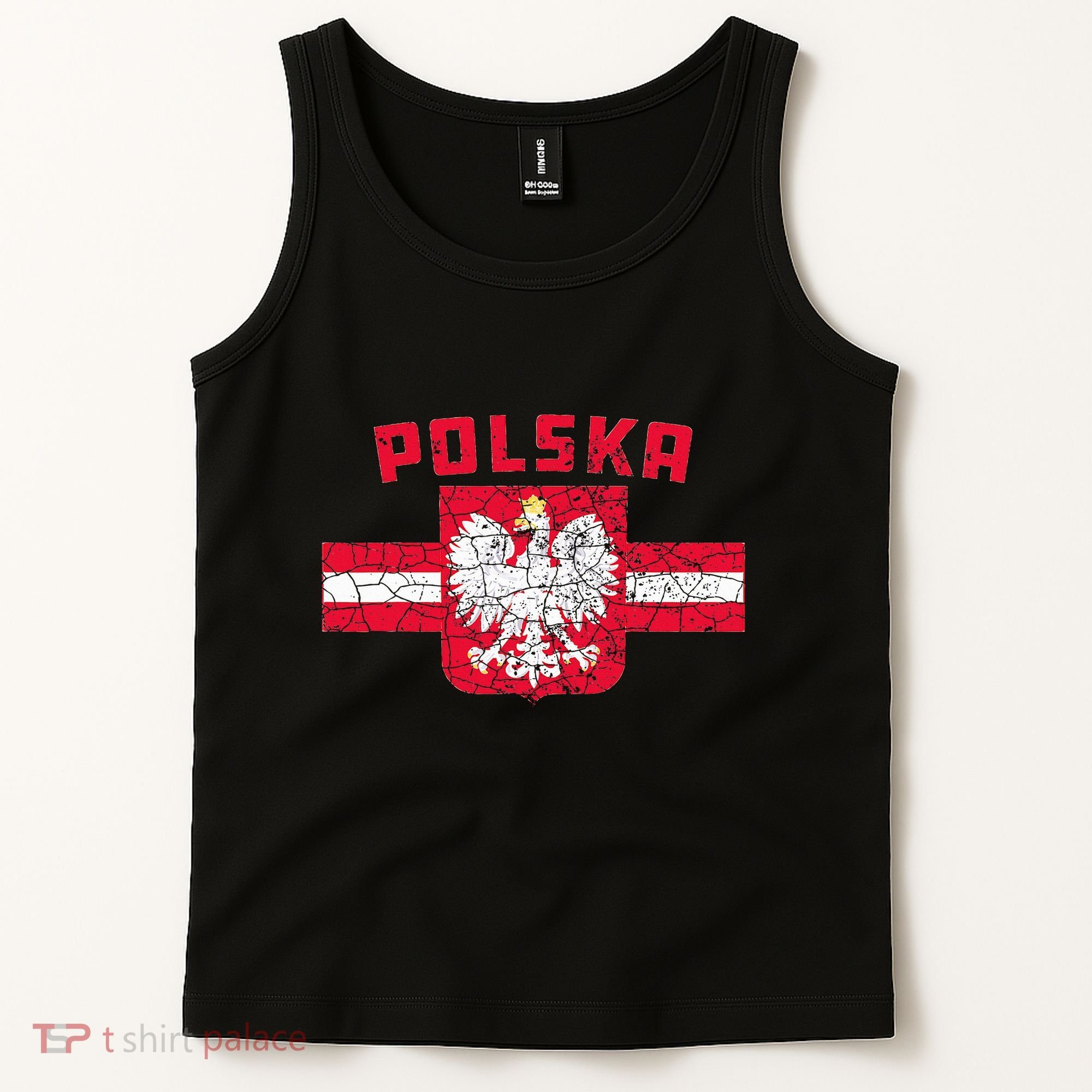Polska Poland Flag Polish White Eagle Tank Top