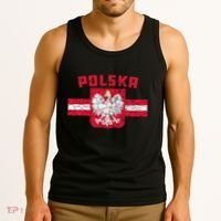 Polska Poland Flag Polish White Eagle Tank Top thumb 3