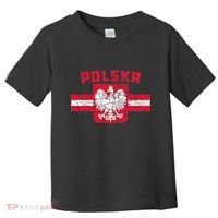 Polska Poland Flag Polish White Eagle Toddler T-Shirt thumb 0