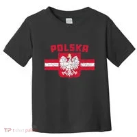 Polska Poland Flag Polish White Eagle Toddler T-Shirt thumb 0