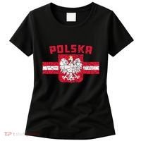 Polska Poland Flag Polish White Eagle Women's T-Shirt thumb 0