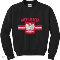 Polska Poland Flag Polish White Eagle Kids Sweatshirt thumb 0