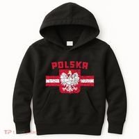 Polska Poland Flag Polish White Eagle Kids Hoodie thumb 0