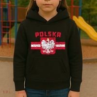 Polska Poland Flag Polish White Eagle Kids Hoodie thumb 3