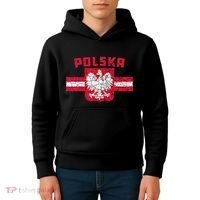 Polska Poland Flag Polish White Eagle Kids Hoodie thumb 4