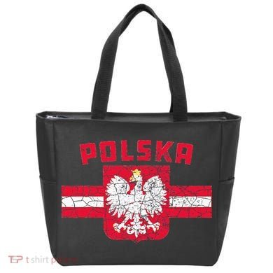 Polska Poland Flag Polish White Eagle Tote Bag