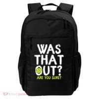 Pickleball Player Funny Sayings Backpack thumb 0