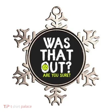 Pickleball Player Funny Sayings Ornament