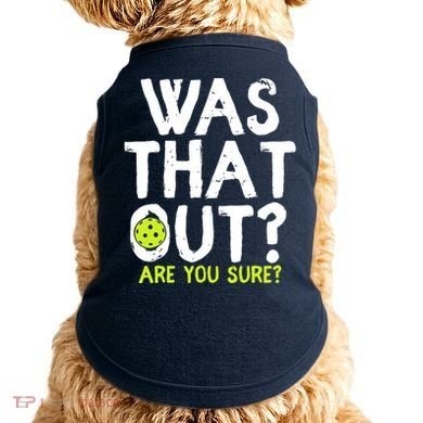 Pickleball Player Funny Sayings Doggie Tank