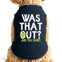Pickleball Player Funny Sayings Doggie Tank thumb 0