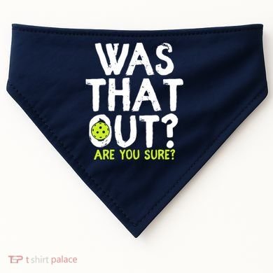 Pickleball Player Funny Sayings USA-Made Doggie Bandana