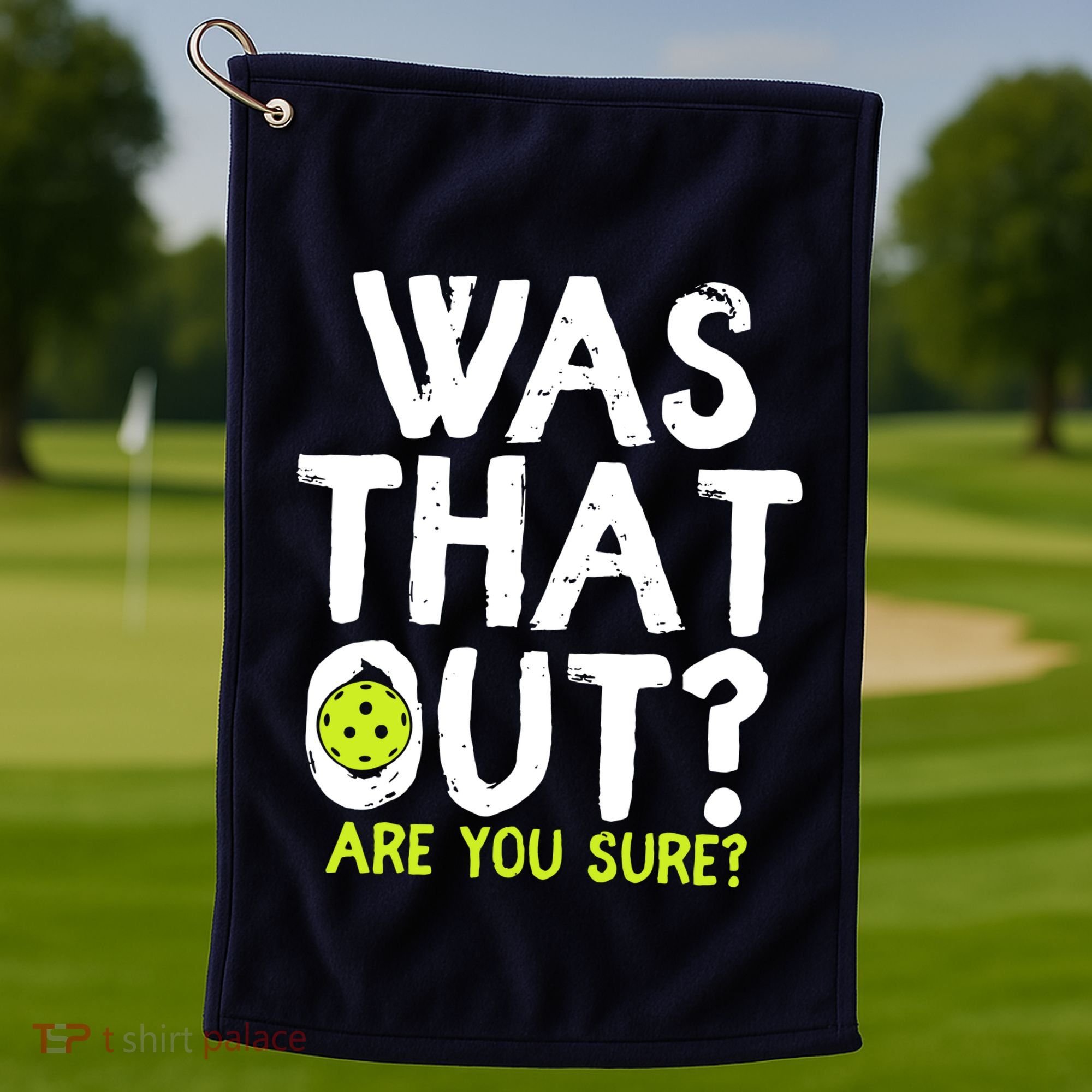 Pickleball Player Funny Sayings Golf Towel