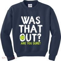 Pickleball Player Funny Sayings Kids Sweatshirt thumb 0