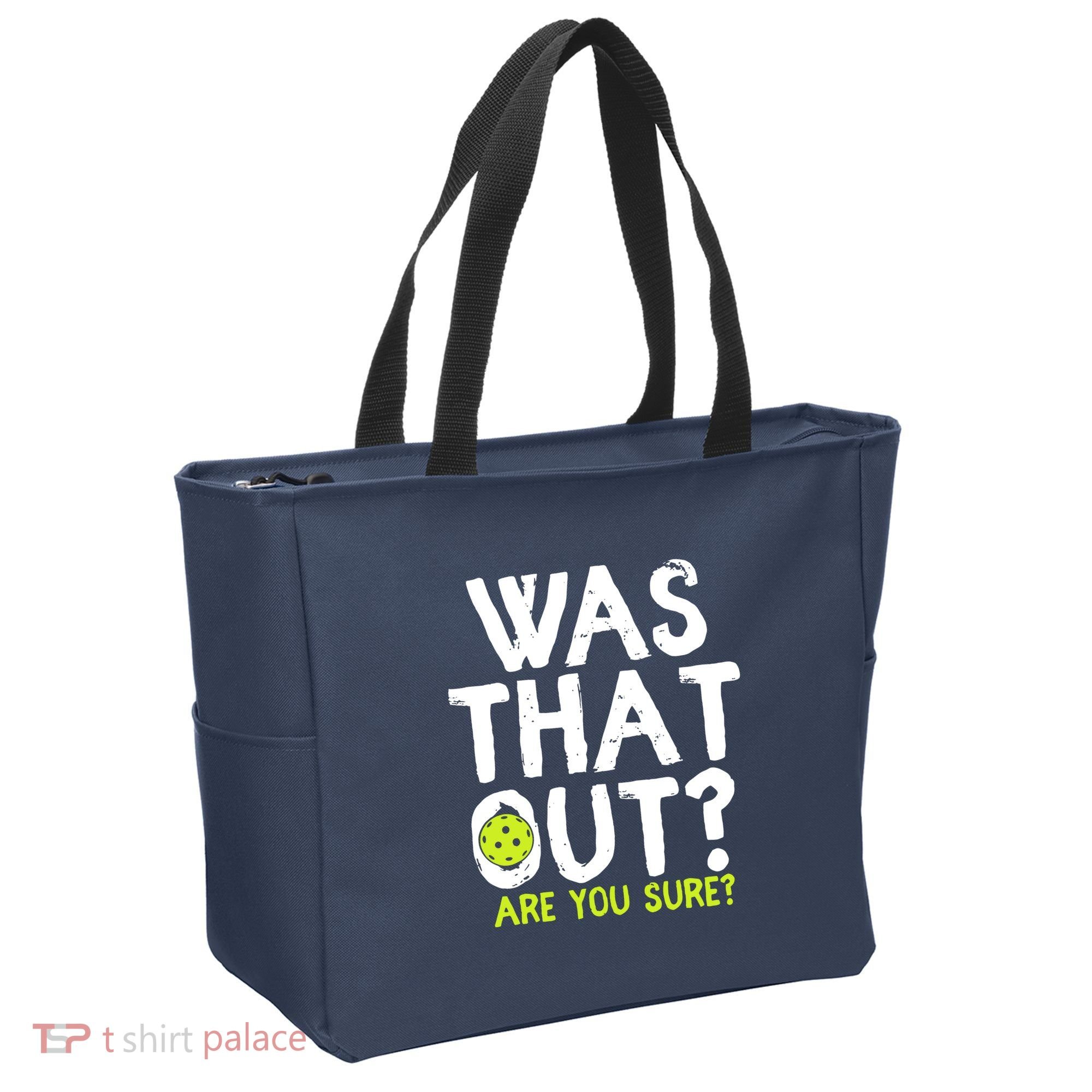 Pickleball Player Funny Sayings Tote Bag