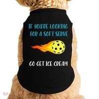 Pickelball Pun Funny Gift For Pickleball Lovers & Players Doggie Tank thumb 0