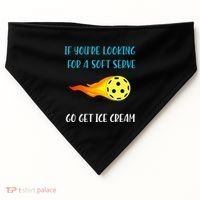 Pickelball Pun Funny Gift For Pickleball Lovers & Players USA-Made Doggie Bandana thumb 0