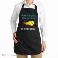 Pickelball Pun Funny Gift For Pickleball Lovers & Players Apron thumb 2