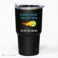 Pickelball Pun Funny Gift For Pickleball Lovers & Players Tumbler thumb 0