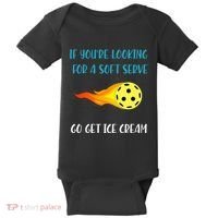 Pickelball Pun Funny Gift For Pickleball Lovers & Players Baby Bodysuit thumb 0