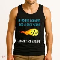 Pickelball Pun Funny Gift For Pickleball Lovers & Players Tank Top thumb 3