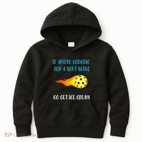Pickelball Pun Funny Gift For Pickleball Lovers & Players Kids Hoodie thumb 0