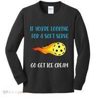 Pickelball Pun Funny Gift For Pickleball Lovers & Players Kids Long Sleeve Shirt thumb 0