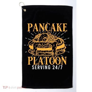 Pancake Platoon Football Line Great Gift Golf Towel