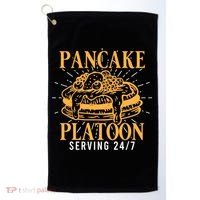 Pancake Platoon Football Line Great Gift Golf Towel thumb 0