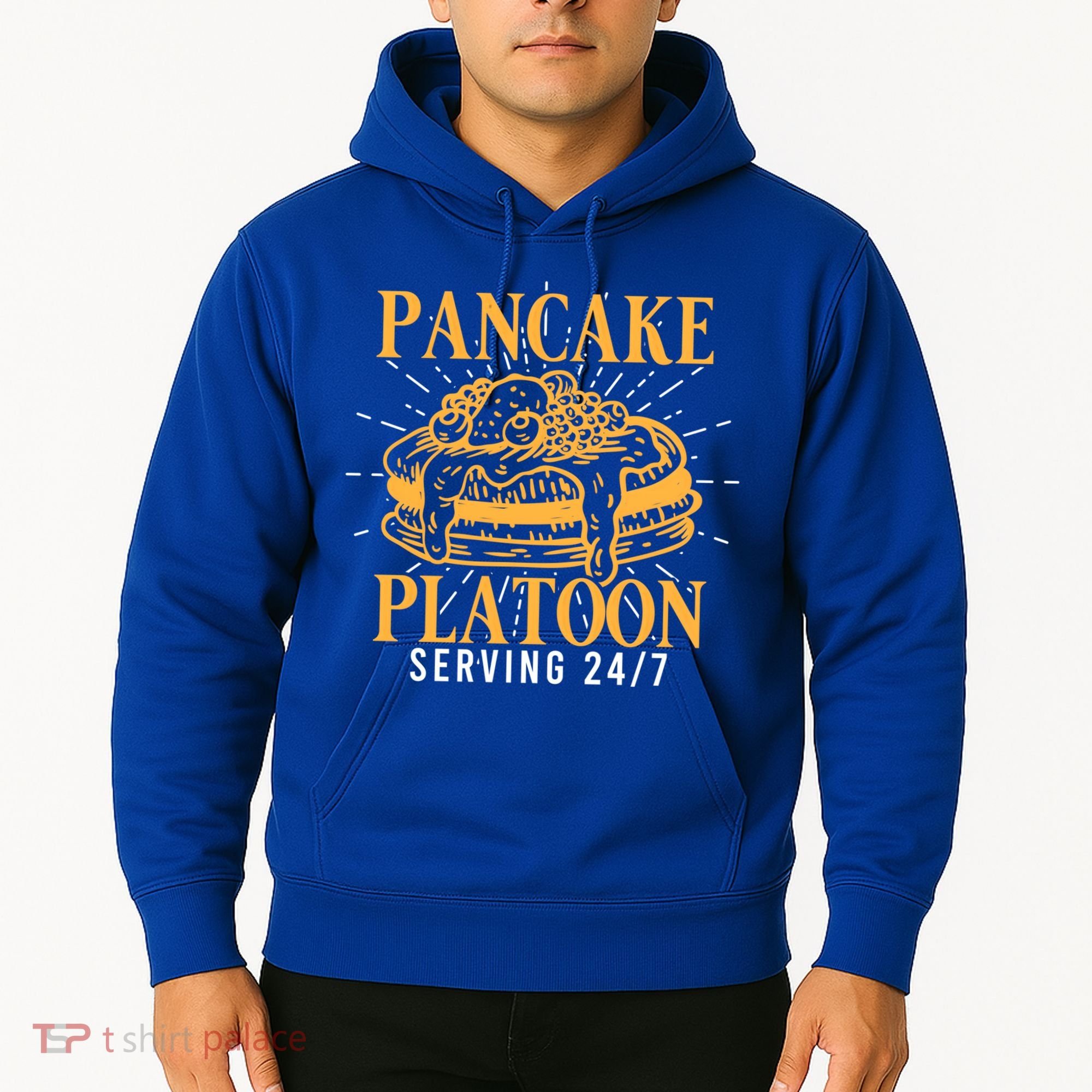 Pancake Platoon Football Line Great Gift Hoodie