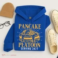 Pancake Platoon Football Line Great Gift Hoodie thumb 4