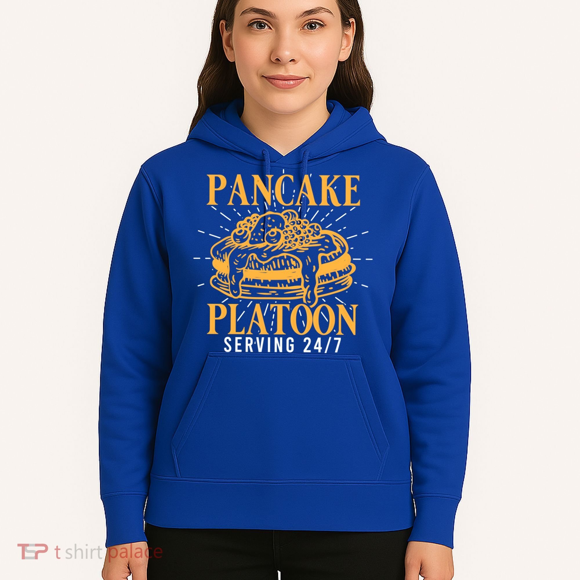 Pancake Platoon Football Line Great Gift Hoodie