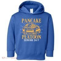 Pancake Platoon Football Line Great Gift Toddler Hoodie thumb 0