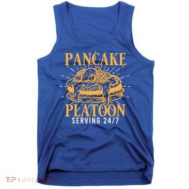 Pancake Platoon Football Line Great Gift Tank Top