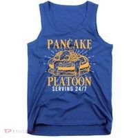 Pancake Platoon Football Line Great Gift Tank Top thumb 0