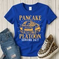 Pancake Platoon Football Line Great Gift Women's T-Shirt thumb 3