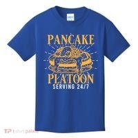 Pancake Platoon Football Line Great Gift Kids T-Shirt thumb 0