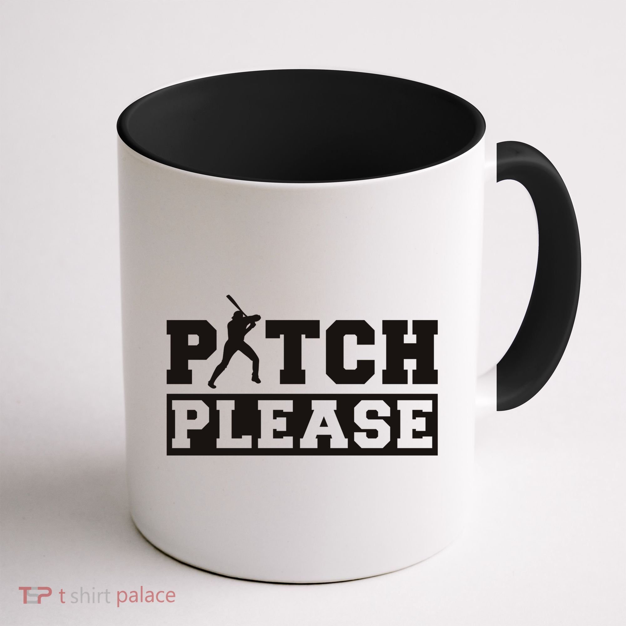 Pitch Please Funny Baseball Coffee Mug