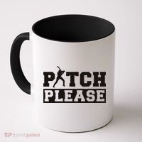 Pitch Please Funny Baseball Coffee Mug thumb 0