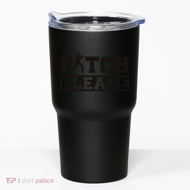 Pitch Please Funny Baseball Tumbler