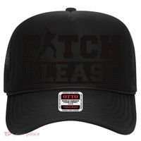 Pitch Please Funny Baseball Hat thumb 0