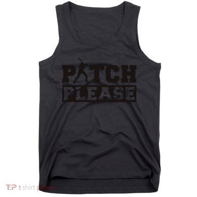 Pitch Please Funny Baseball Tank Top